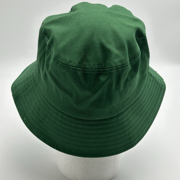 Jameson Irish Whiskey Cotton Bucket Hat Fisherman Beach Green Script OSFM - Picture 3 of 7